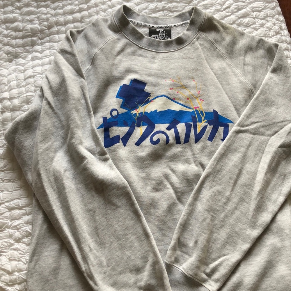 Pink dolphin crewneck